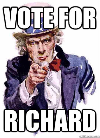 vote for richard  Uncle Sam Dont Vote