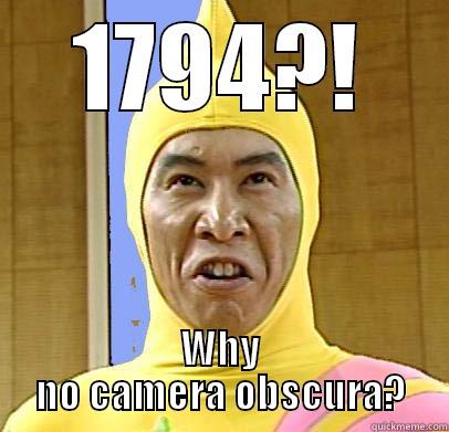 No way, Yoshio! - 1794?! WHY NO CAMERA OBSCURA? Misc