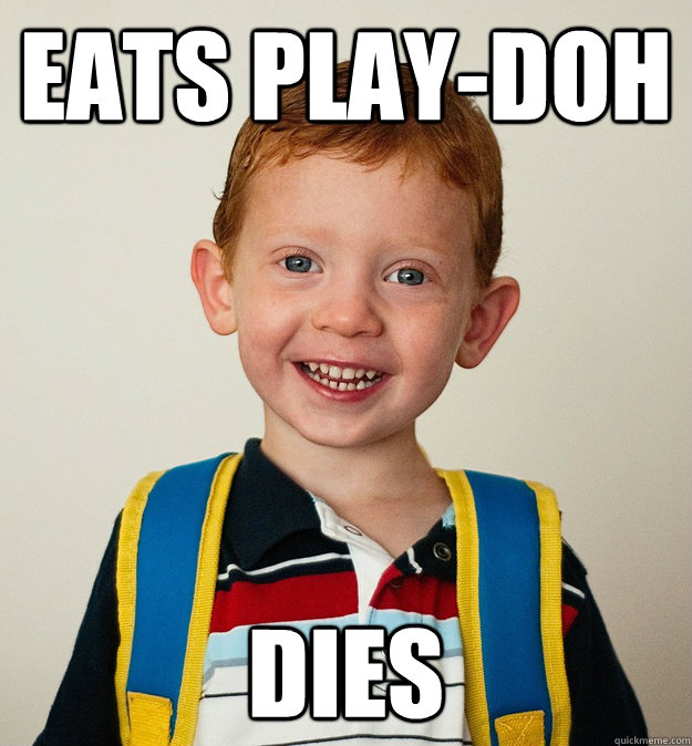 EATS PLAY-DOH DIES - EATS PLAY-DOH DIES  Pre-School Freshman