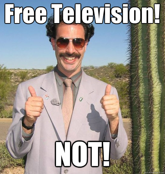 Free Television! NOT! - Free Television! NOT!  Upvoting Kazakh