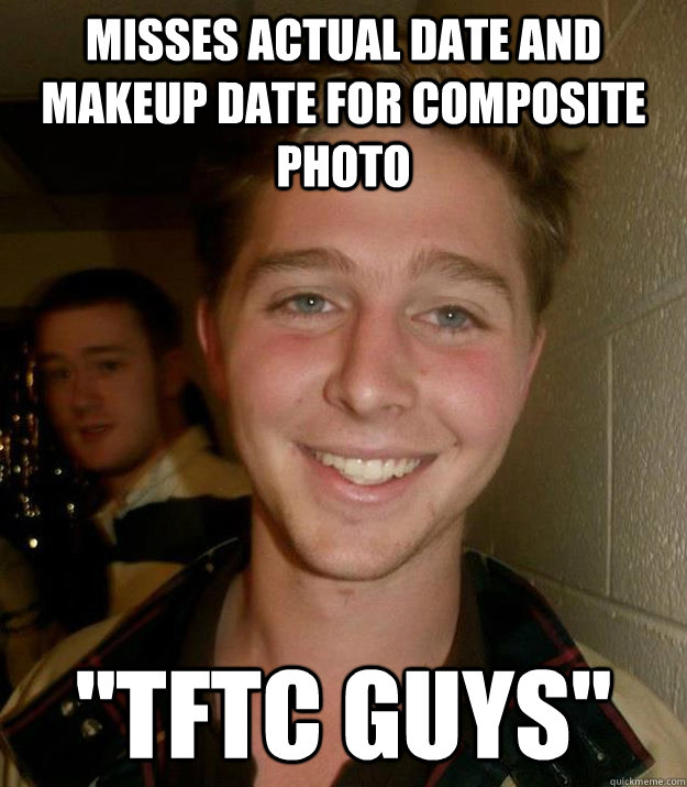 misses actual date and makeup date for composite photo 