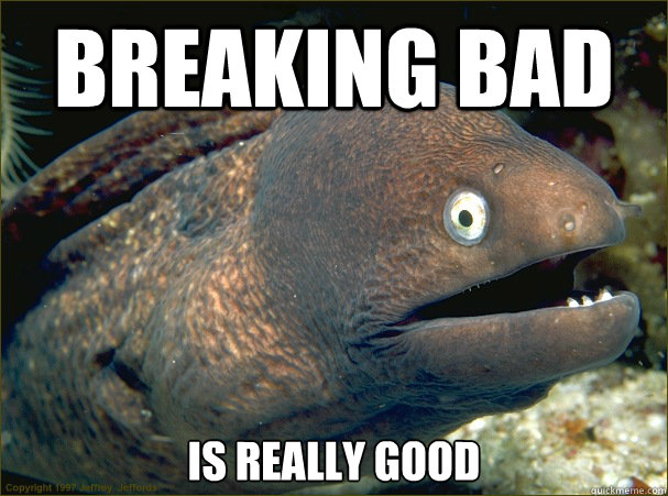 Breaking Bad is really good  Bad Joke Eel