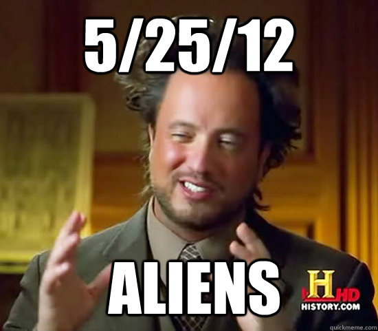 5/25/12  Aliens  Ancient Aliens