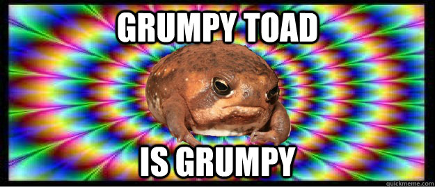 Grumpy toad is grumpy - Grumpy toad is grumpy  Misc