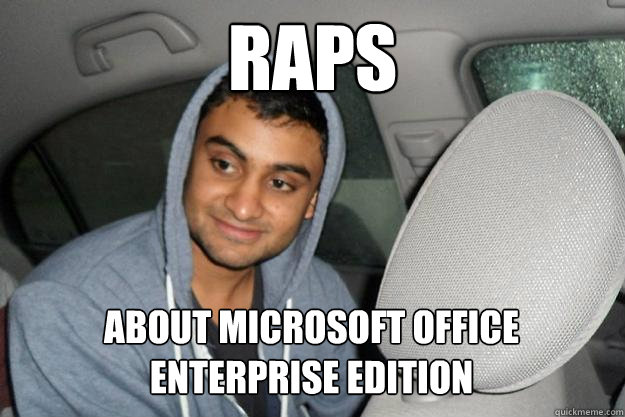 Raps About microsoft office enterprise edition  