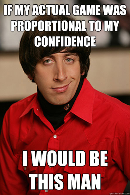 If my actual game was proportional to my confidence i would be this man  Pickup Line Scientist