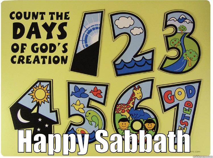 Counting Sabbath -  HAPPY SABBATH Misc
