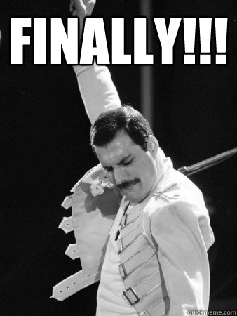 finally!!!   Freddie Mercury