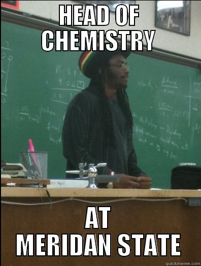 RASTA TEACHERS - HEAD OF CHEMISTRY AT MERIDAN STATE Rasta Science Teacher