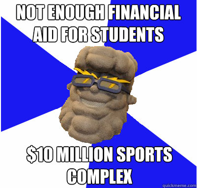 Not enough financial aid for students $10 million sports complex - Not enough financial aid for students $10 million sports complex  UNEmes