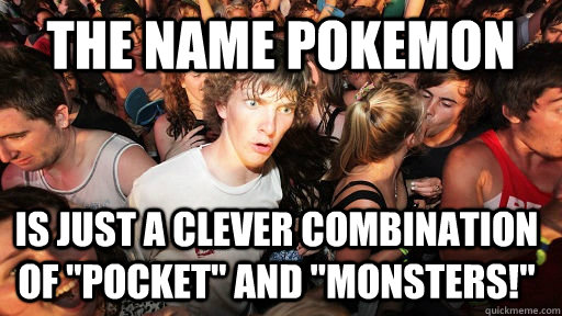 The name Pokemon Is just a clever combination of 