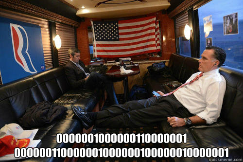   0000001000000110000001
000000110000001000000100000010000001
  Sudden Realization Romney