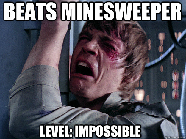 beats minesweeper Level: Impossible - beats minesweeper Level: Impossible  Thats Impossible