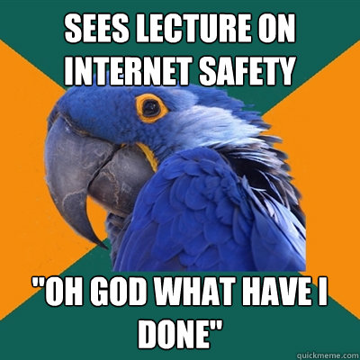 sees lecture on internet safety 