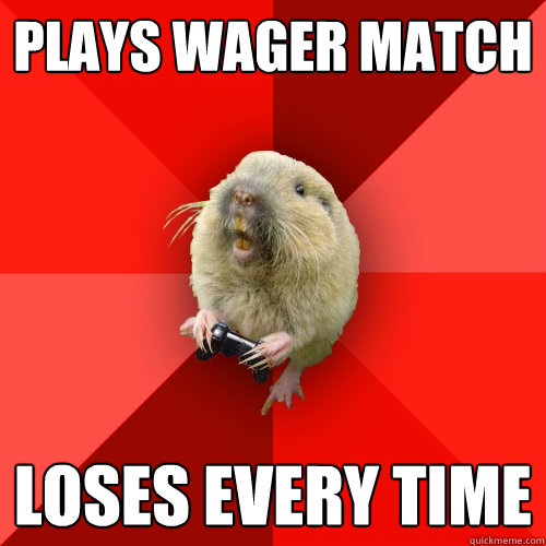 PLAYS WAGER MATCH LOSES EVERY TIME - PLAYS WAGER MATCH LOSES EVERY TIME  Gaming Gopher