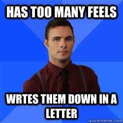 Has too many feels Wrtes them down in a letter - Has too many feels Wrtes them down in a letter  Socially Awkward Darcy