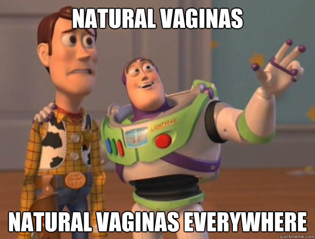 Natural vaginas natural vaginas everywhere  Buzz Lightyear