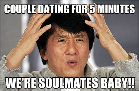 Couple dating for 5 minutes we're soulmates baby!!  EPIC JACKIE CHAN