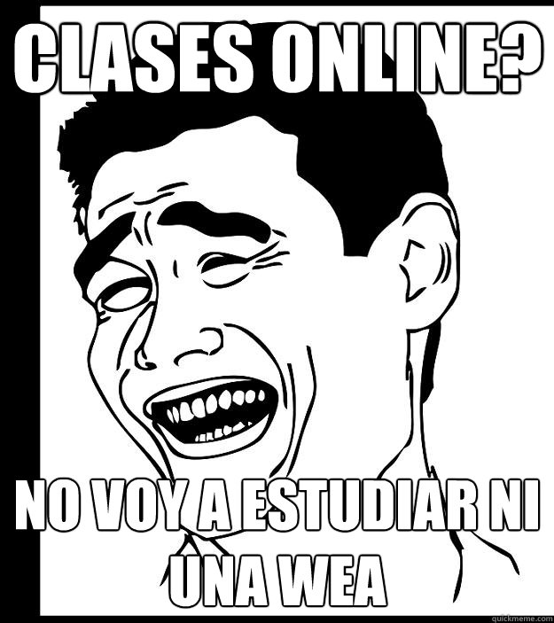 Clases online? No voy a estudiar ni una wea  Yao Ming