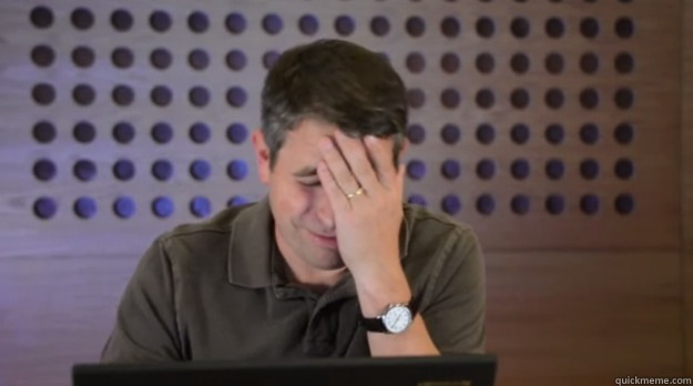     -      Facepalm Matt Cutts