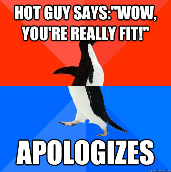 Hot guy says: