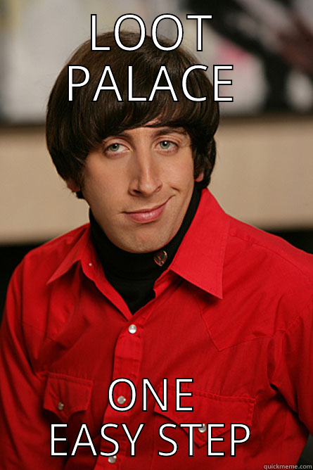 LOOT PALACE ONE EASY STEP Pickup Line Scientist