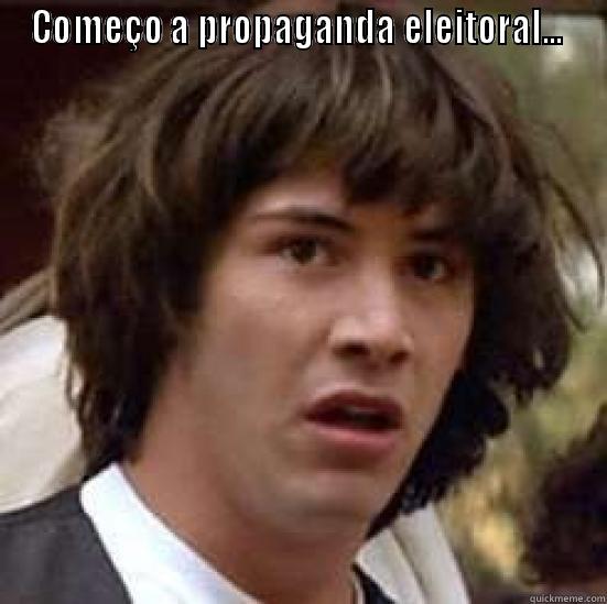 Sua cara quando... - COMEÇO A PROPAGANDA ELEITORAL...   conspiracy keanu