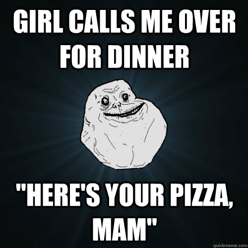 Girl calls me over for dinner 