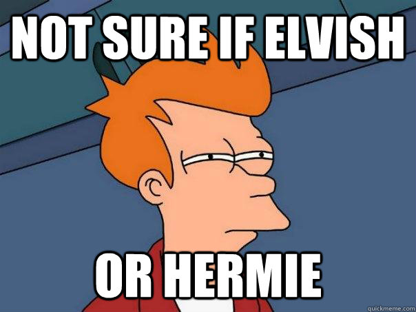 Not sure if elvish Or hermie - Not sure if elvish Or hermie  Futurama Fry