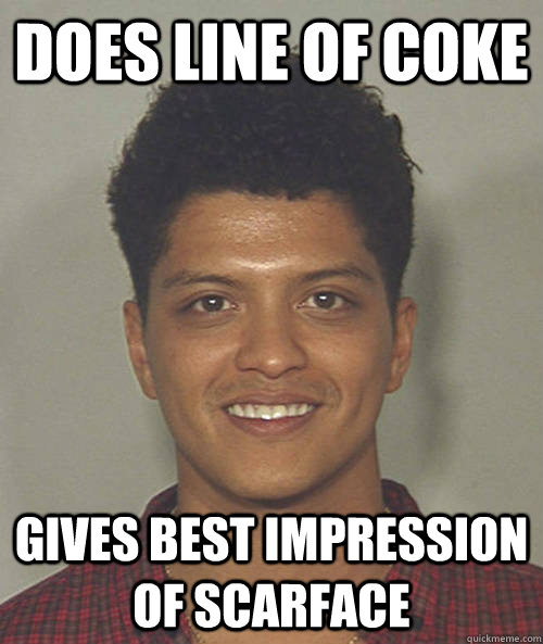 Does line of coke Gives best impression of Scarface - Does line of coke Gives best impression of Scarface  Coke Head Bruno