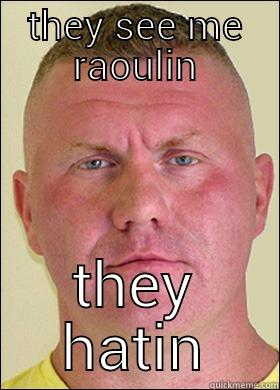 THEY SEE ME RAOULIN THEY HATIN Misc