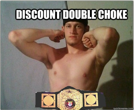 DISCOUNT DOUBLE CHOKE  Douche Bag Dan