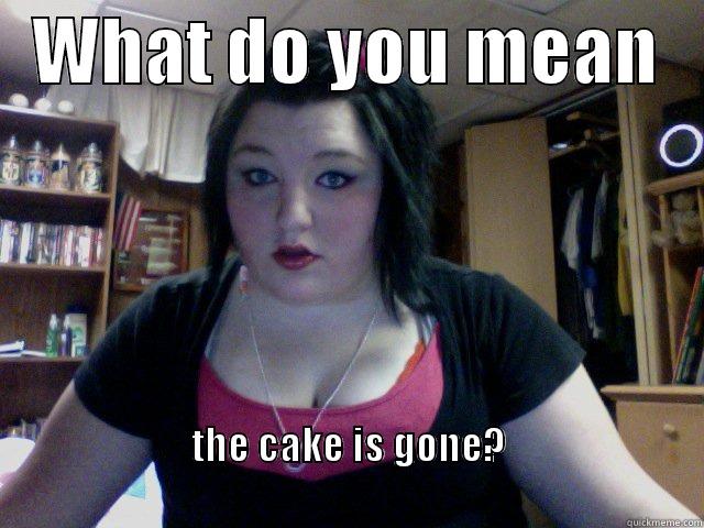   WHAT DO YOU MEAN    THE CAKE IS GONE?                                                                              Misc