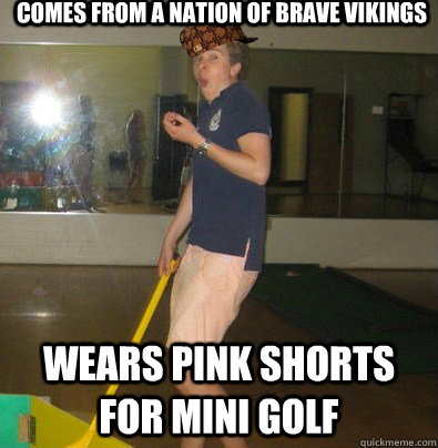 Pink hotsell shorts meme