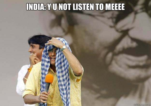 India: Y u not listen to meeee   Krazy Kiran