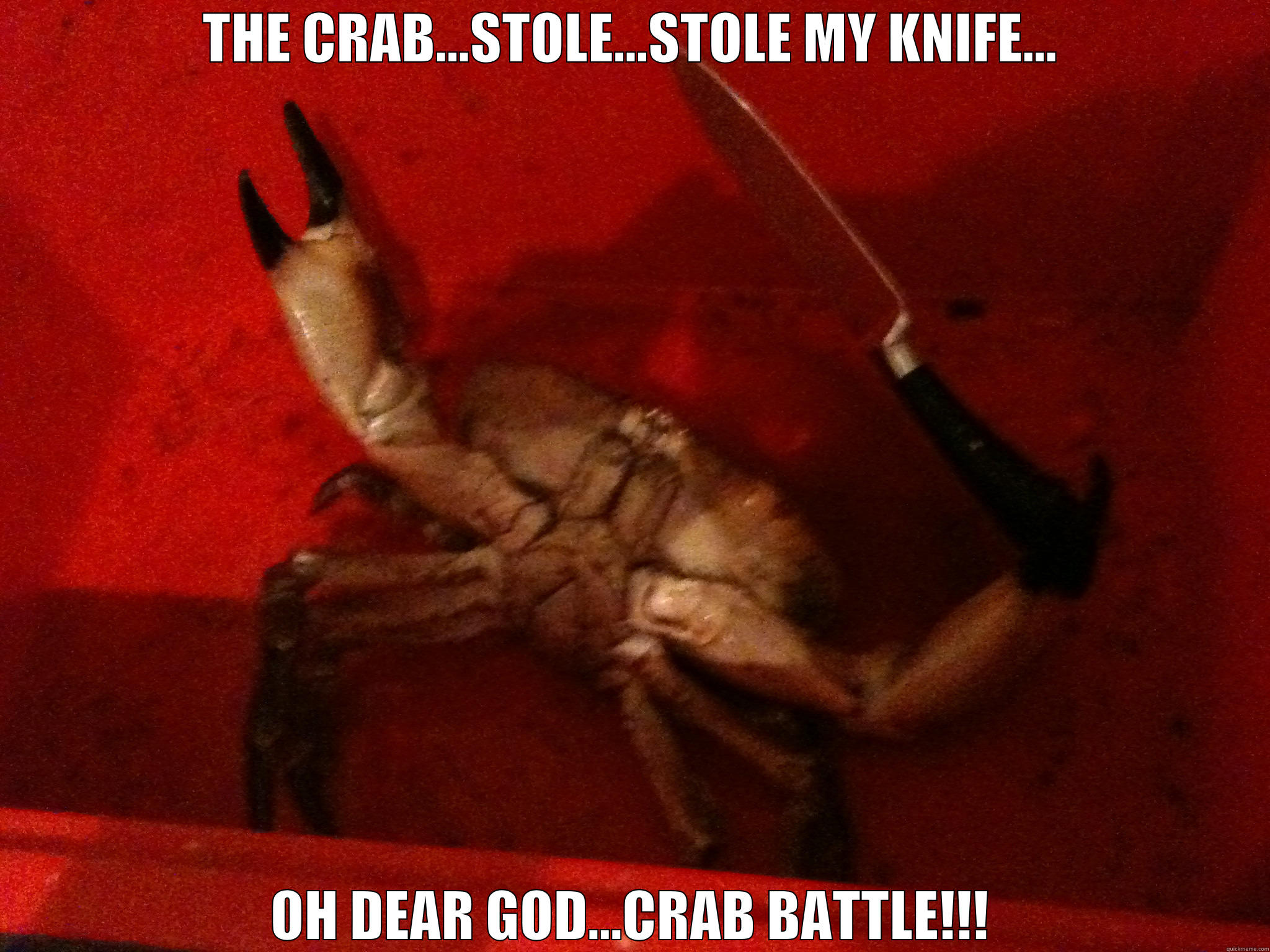 Cave Demon - THE CRAB...STOLE...STOLE MY KNIFE... OH DEAR GOD...CRAB BATTLE!!! Misc