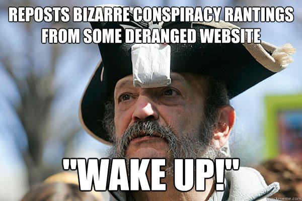 reposts bizarre conspiracy rantings from some deranged website 