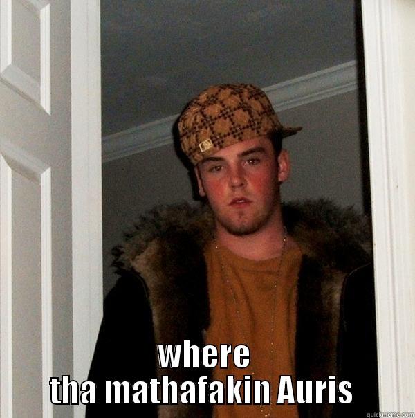  WHERE THA MATHAFAKIN AURIS  Scumbag Steve