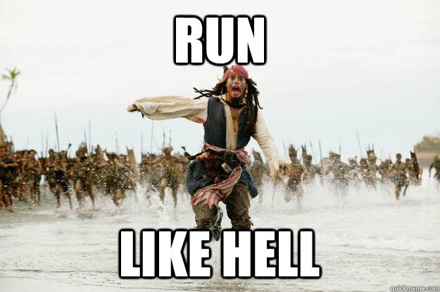 RUn LIKE HELL  