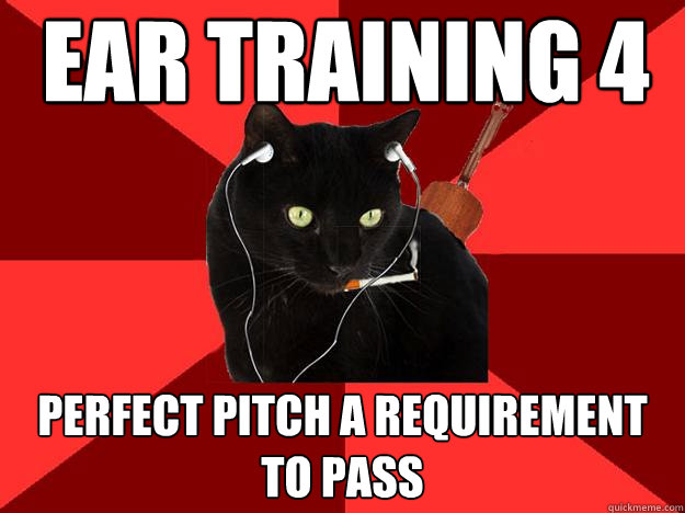 Ear Training 4 perfect pitch a requirement to pass  Berklee Cat