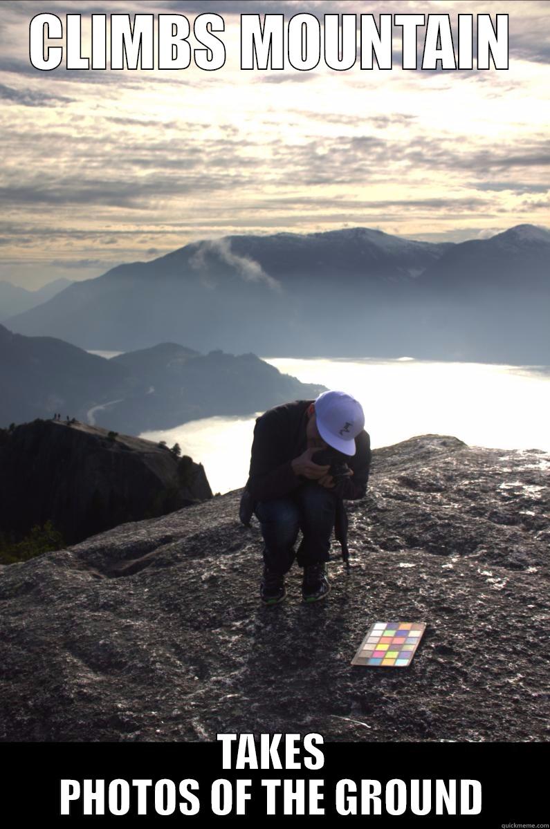 VFX Artist - CLIMBS MOUNTAIN TAKES PHOTOS OF THE GROUND Misc