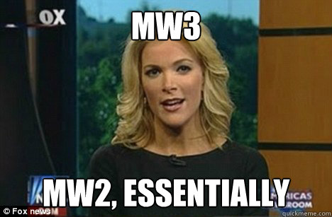 MW3 MW2, Essentially  Megyn Kelly