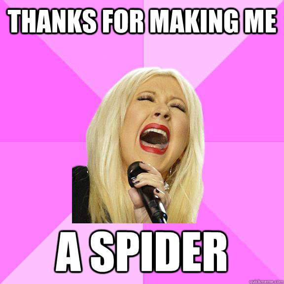 Thanks for making me A spider  Wrong Lyrics Christina