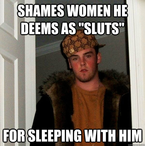 shames women he deems as 