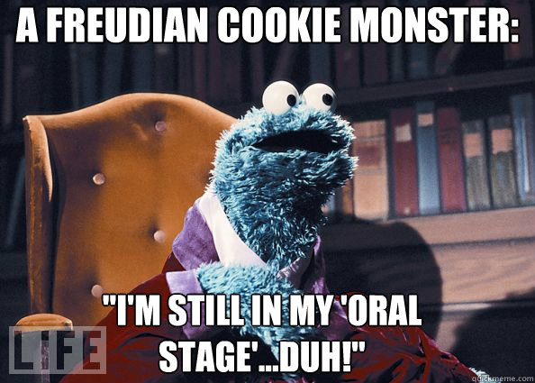 A Freudian Cookie Monster: 