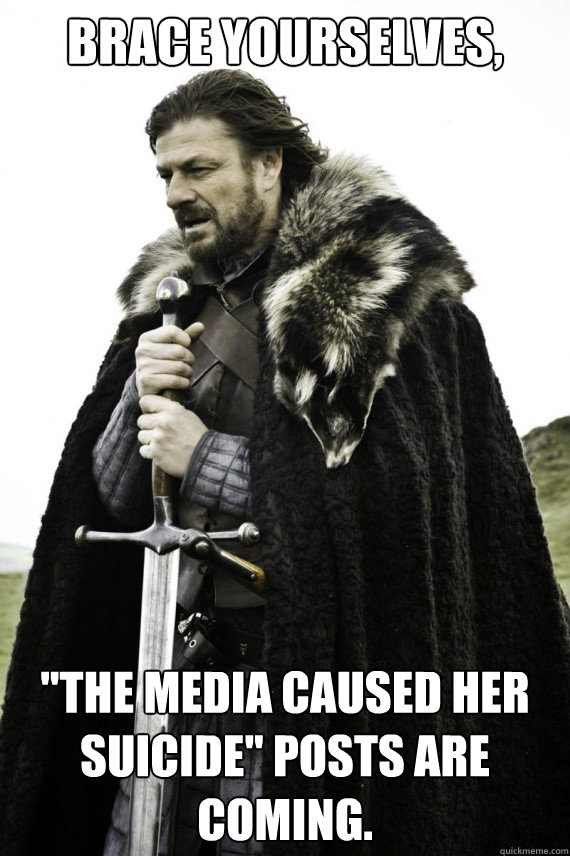 Brace yourselves, 