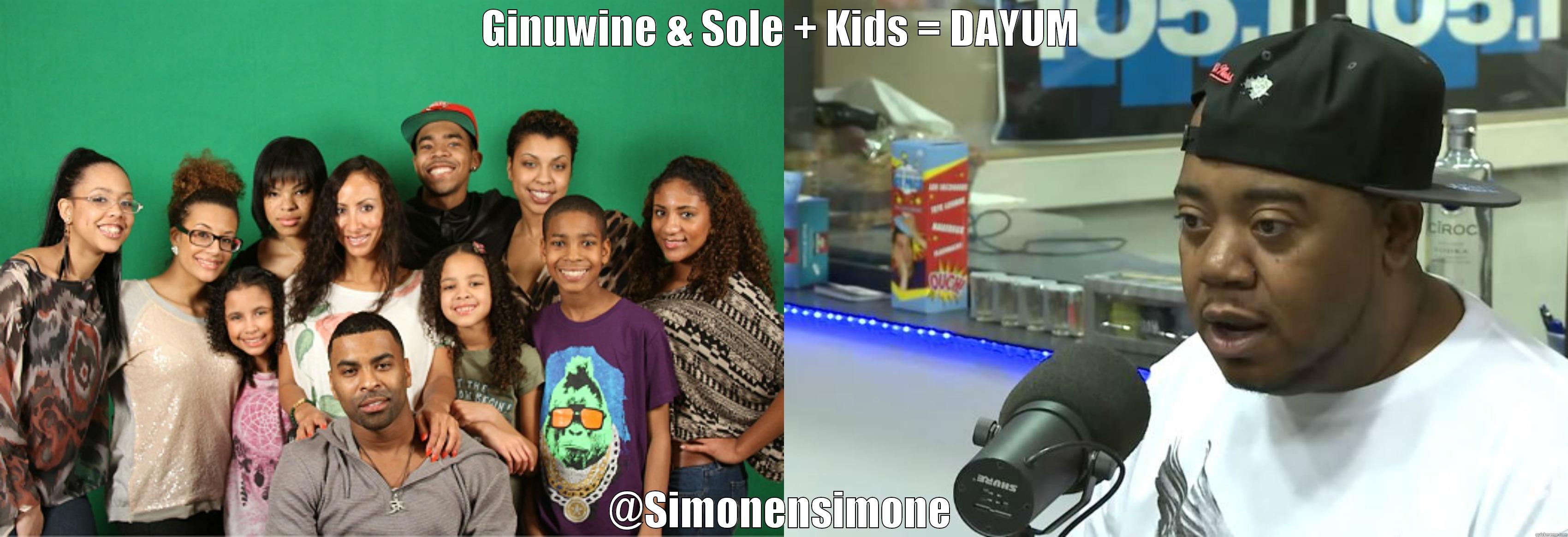 GINUWINE & SOLE + KIDS = DAYUM @SIMONENSIMONE Misc