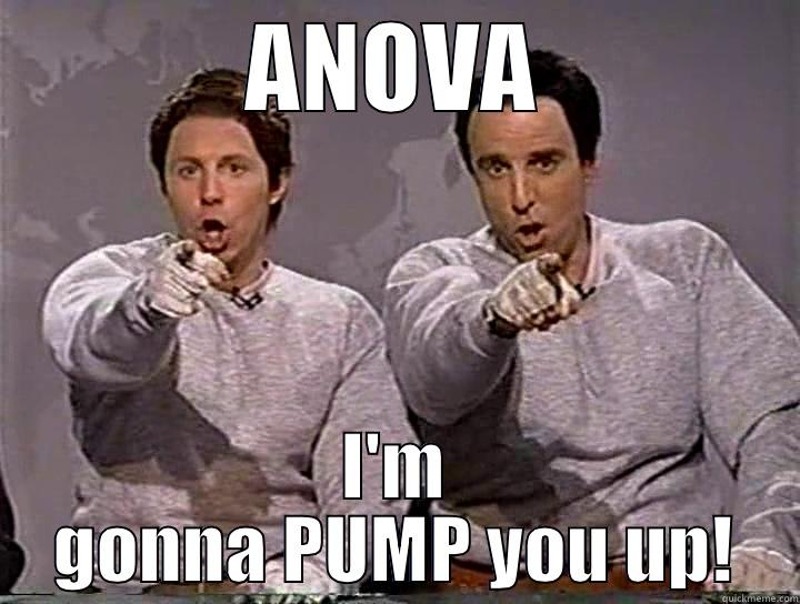 ANOVA I'M GONNA PUMP YOU UP! Misc