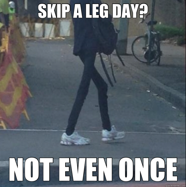 SKIP A LEG DAY? NOT EVEN ONCE - SKIP A LEG DAY? NOT EVEN ONCE  Misc