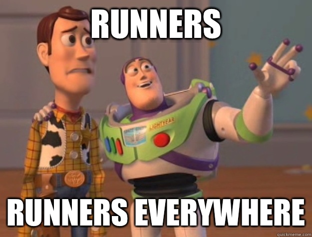 Runners Runners everywhere  Buzz Lightyear